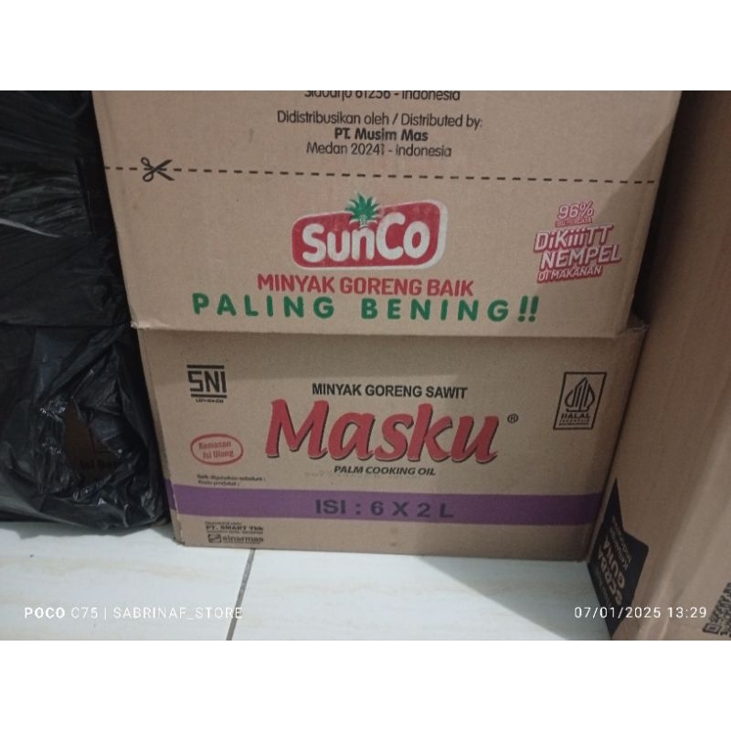

minyak goreng 1 liter MASKU x3 pcs