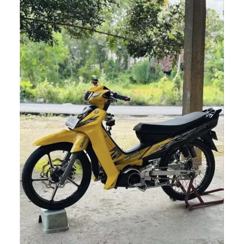 STRIPING FIZR KUNING CUSTOM MALAYSIA SPORT DUAL CLUTCH STIKER FIZ R