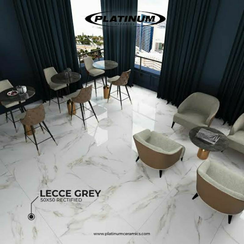 50x50 PLATINUM CERAMICS RECTIFIED KERAMIK KW 1 A TERBARU LANTAI KILAT GLOSSY MOTIF MINIMALIS SIMPLE 