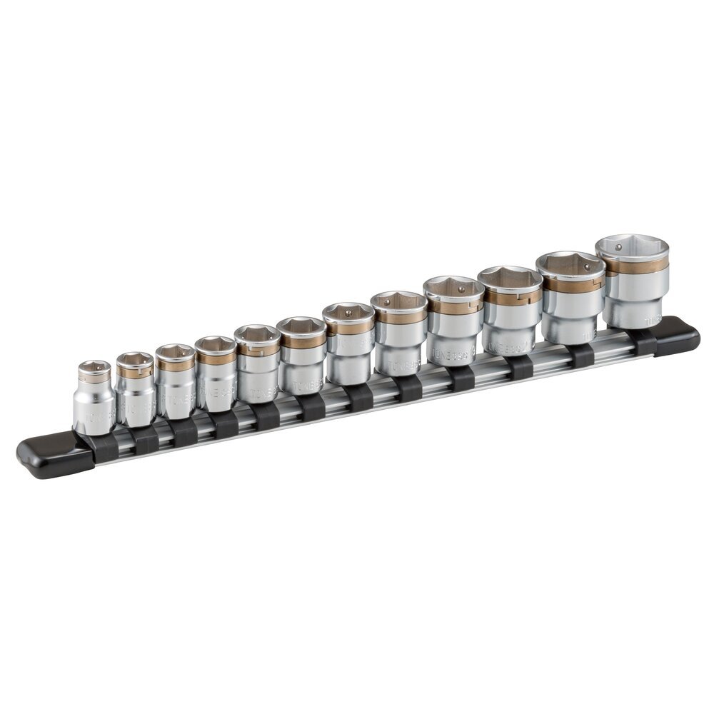 TONE Nut Catch Socket Set 12 Pcs Holder (6pt) 3/8in HSC312