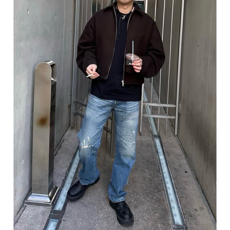 Work jacket looks VUJA DE ALLERGO