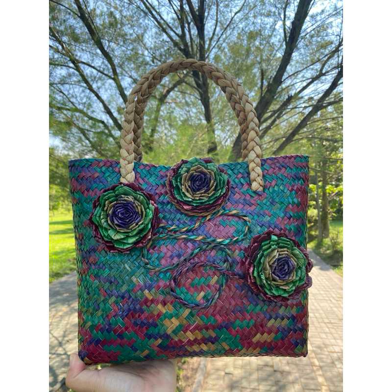 TAS PURUN ANYAMAN KHAS KALIMANTAN SELATAN 0009