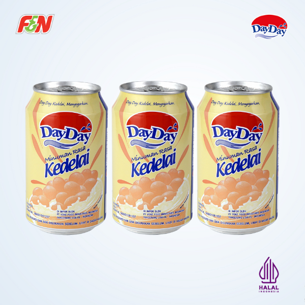 

Minuman Kaleng Day Day Kedelai/Soya Bean 300ml x 3 Pcs - Drink