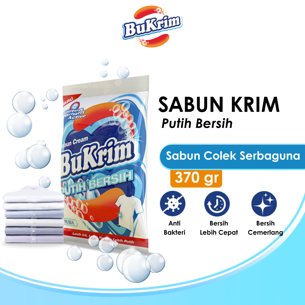 Sabun Colek Bukrim Putih Bersih Cemerlang 370gr