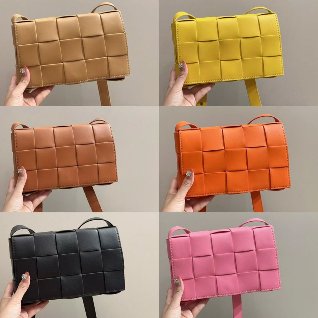 PO 2 week Buttegavineta Cassette woven bag brick cassette bag BV lady classic cassete series one sho