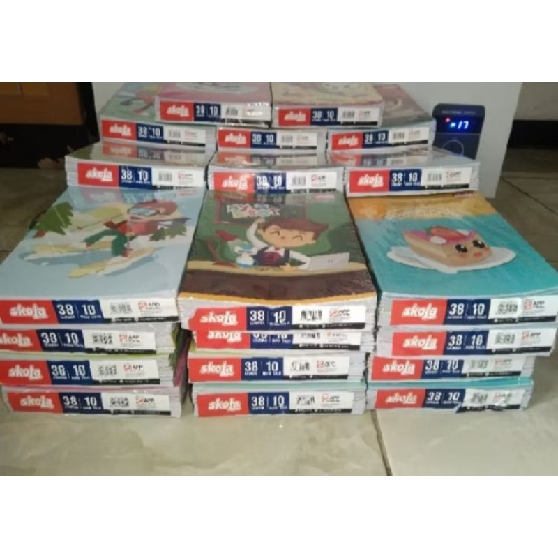 

Buku Skola 38 Lembar 1 Pack isi 10 Buku