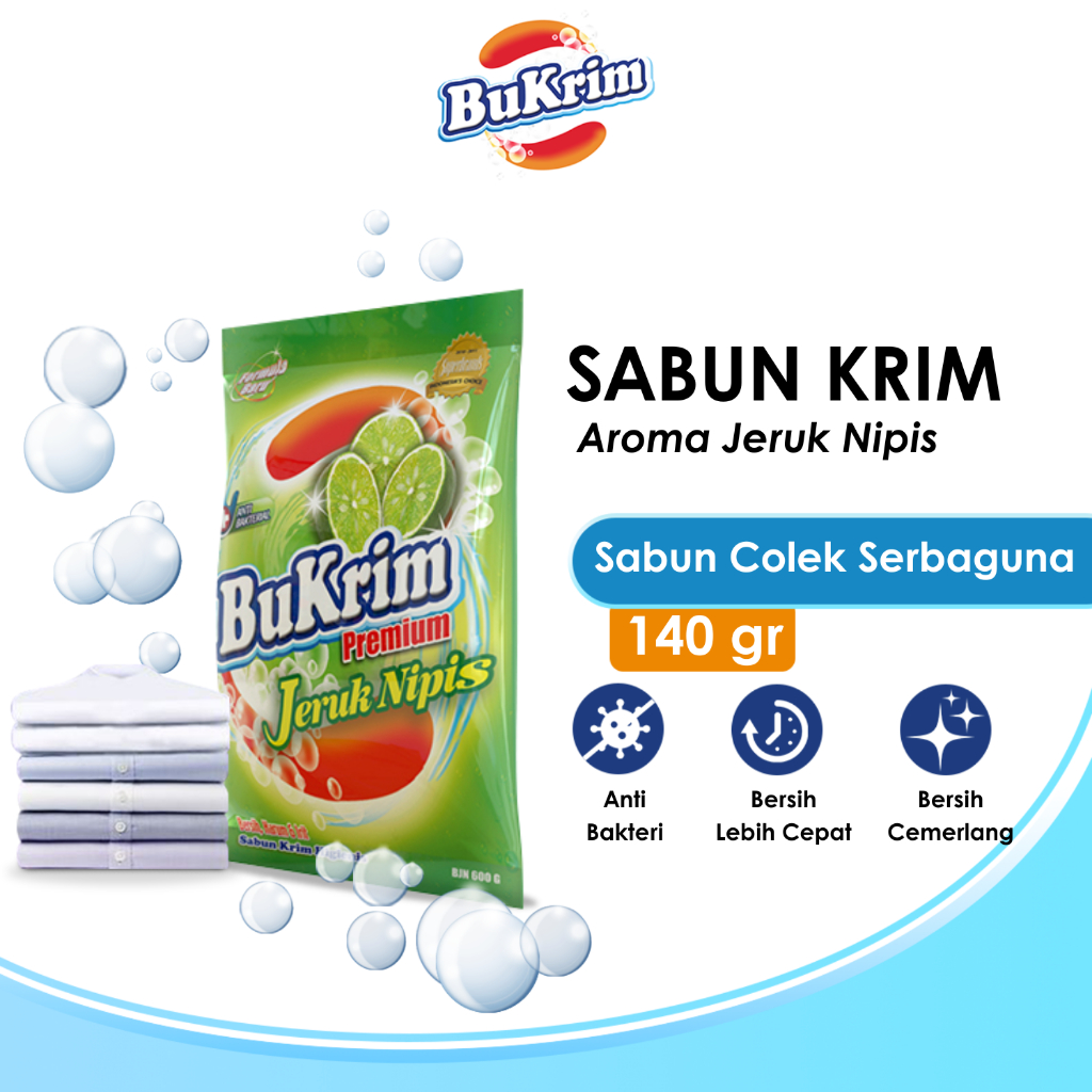 Sabun Colek BuKrim Premium Jeruk Nipis 140gr