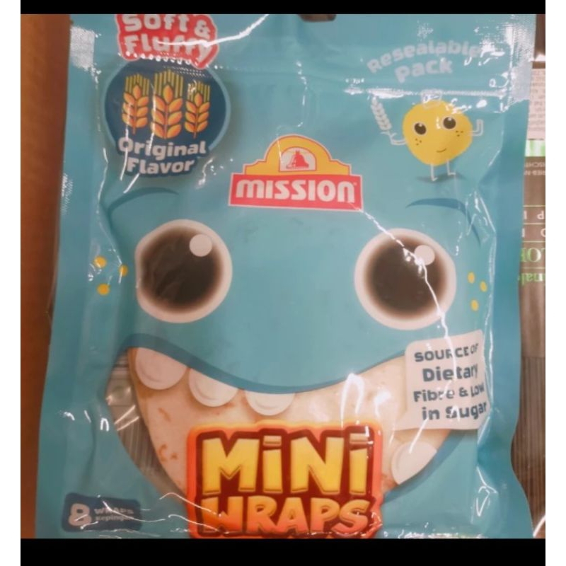

mission original mini wraps tortilla kulit kebab isi 8pcs 300gr