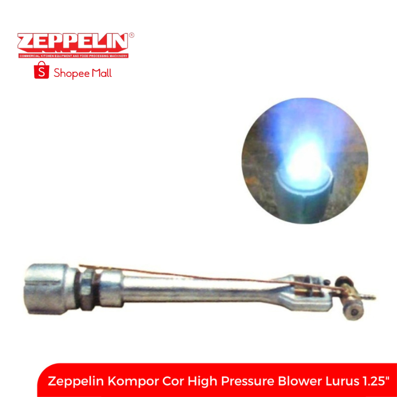 Zeppelin Kompor Cor Tekanan Tinggi Blower Lurus 1.25"