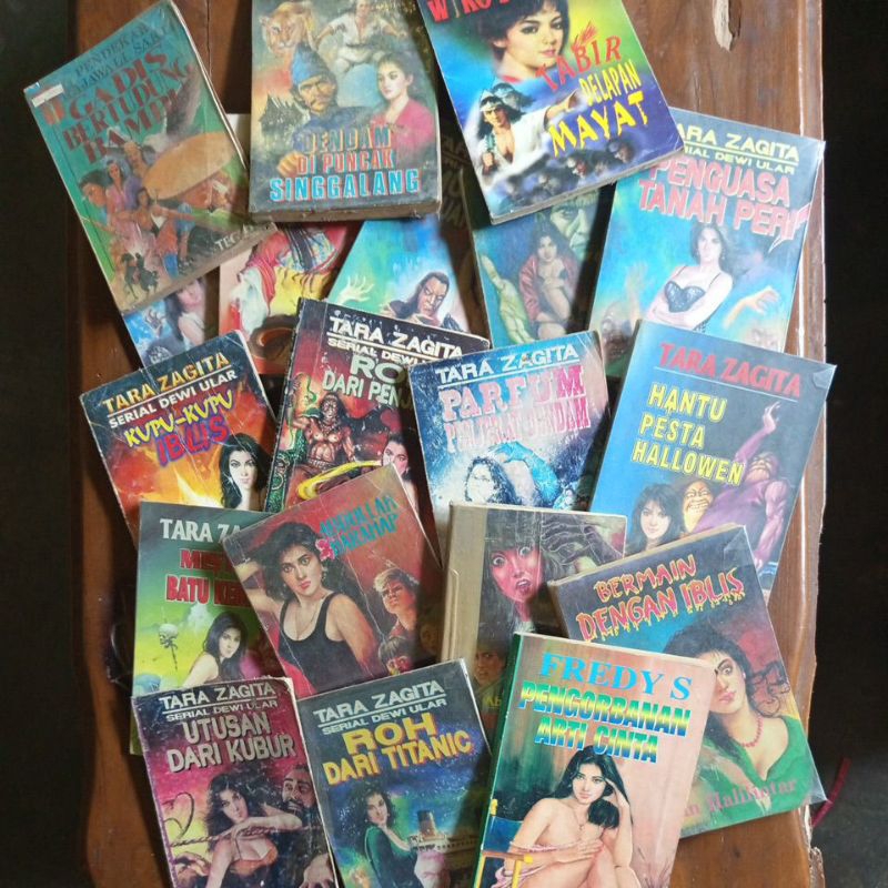 Buku Novel Cabutan Misteri Tara Zagita Wiro Sableng Abdullah Harahap Dll Bahasa Indonesia