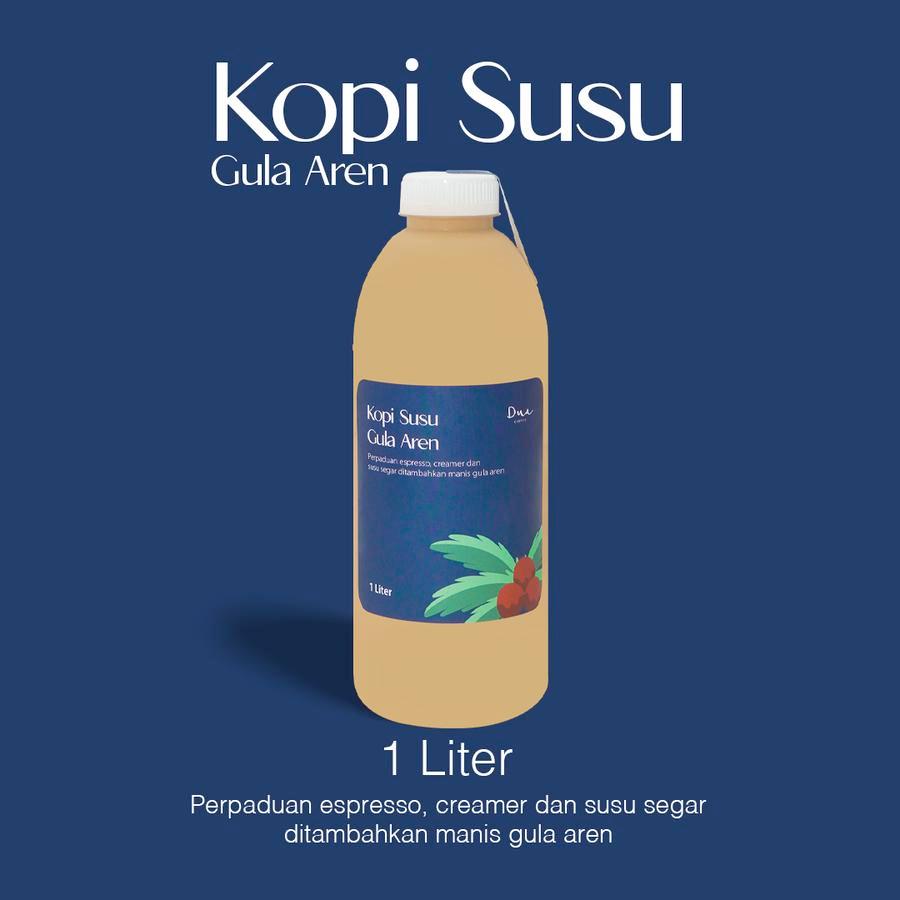 

Kopi Susu Gula Aren Dua Coffee Minuman Kemasan 1 liter