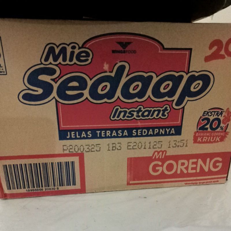

Mie Sedap goreng 1 dus