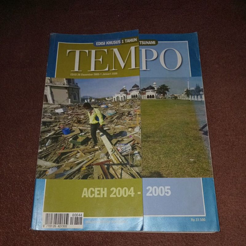 MAJALAH TEMPO EDISI KHUSUS 1 TAHUN TSUNAMI - ACEH 2004 - 2005
