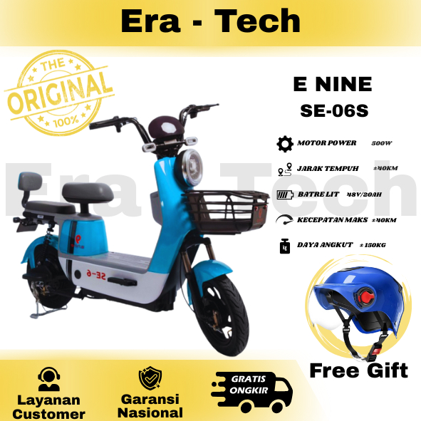 PROMO Sepeda listrik ENINE SE6 Sepeda listrik ANTI AIR