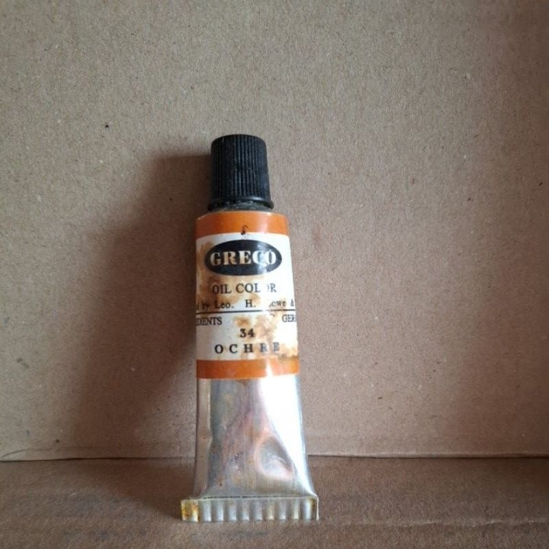 

cat minyak / oil colour greco OCHRE 34