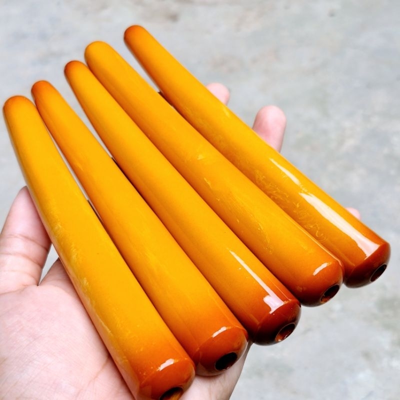 Miawmiaw_Id Pipa Model 99/Gg Motif Bulat Pucuk 15Cm Multi