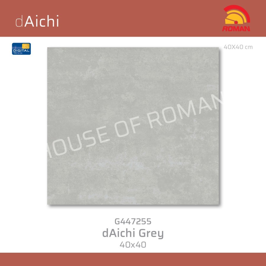 ROMAN KERAMIK dAichi Grey 40x40 G447255 ROMAN KERAMIK