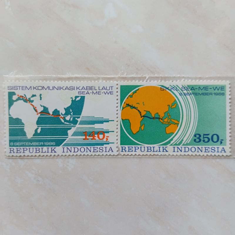 

Perangko Prangko Kuno Set Lengkap Seri Sistem Komunikasi Kabel Laut 1986 Mint - YN2329