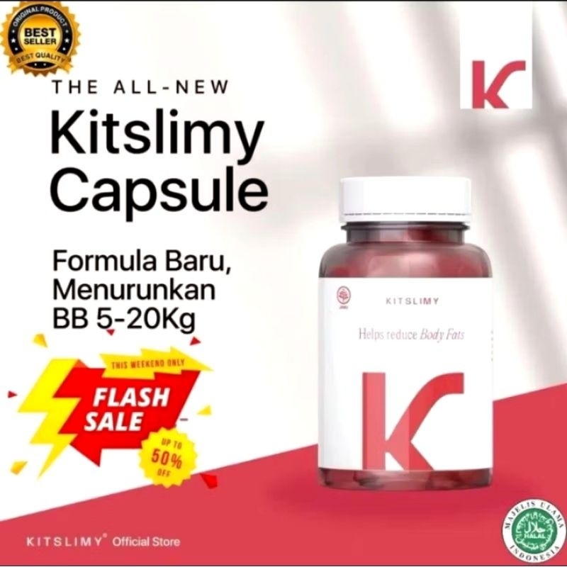 

Kitslimy Capsule Pelangsing Badan Bpom Aman Tanpa Efek Samping HALAL & BPOM