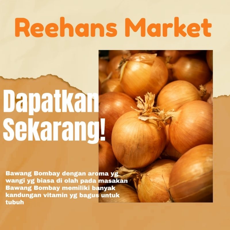 

Bawang bombay Fresh Premium 500g - 1kg 2kg