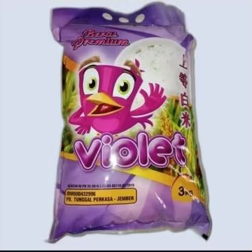 

Beras VIOLET 3kg//Satu pabrik dengan PINPIN