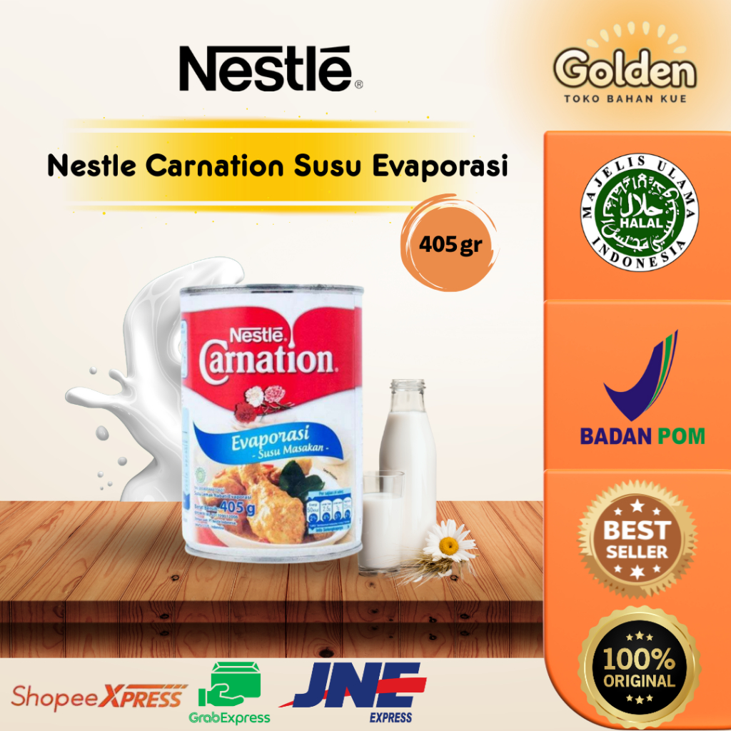 

Nestle Carnation Susu Evaporasi 405gr - Evaporated Milk