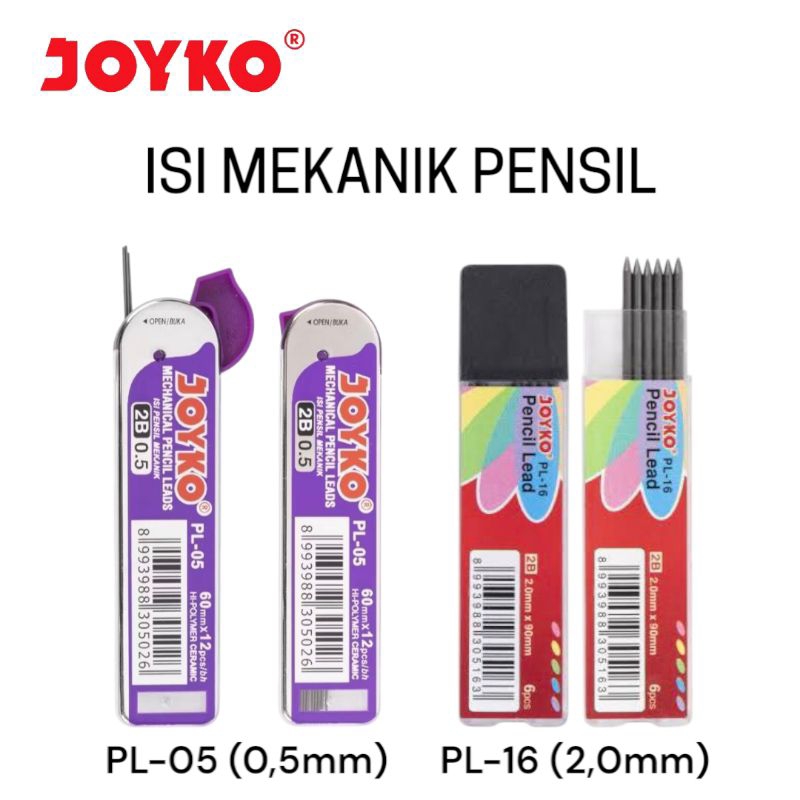 

ISI MEKANIK PENSIL JOYKO PL-05 / PL-16 (PCS)