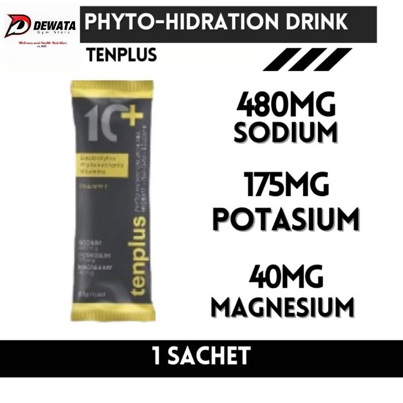 

Tenplus 10+ Elektrolit Electrolytes | Phyto - Hydration Drink 1 Sachet Minuman