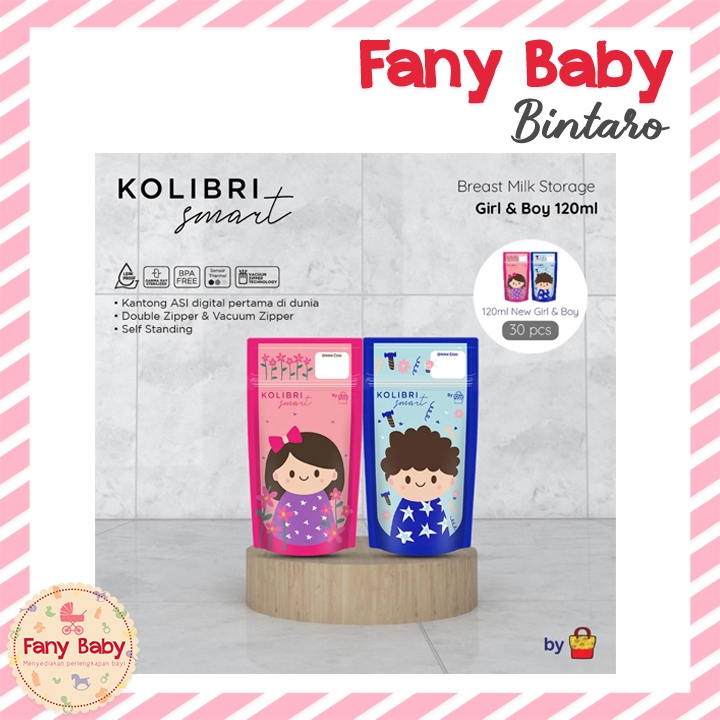 GABAG KOLIBRI SMART 120ML / KANTONG ASI
