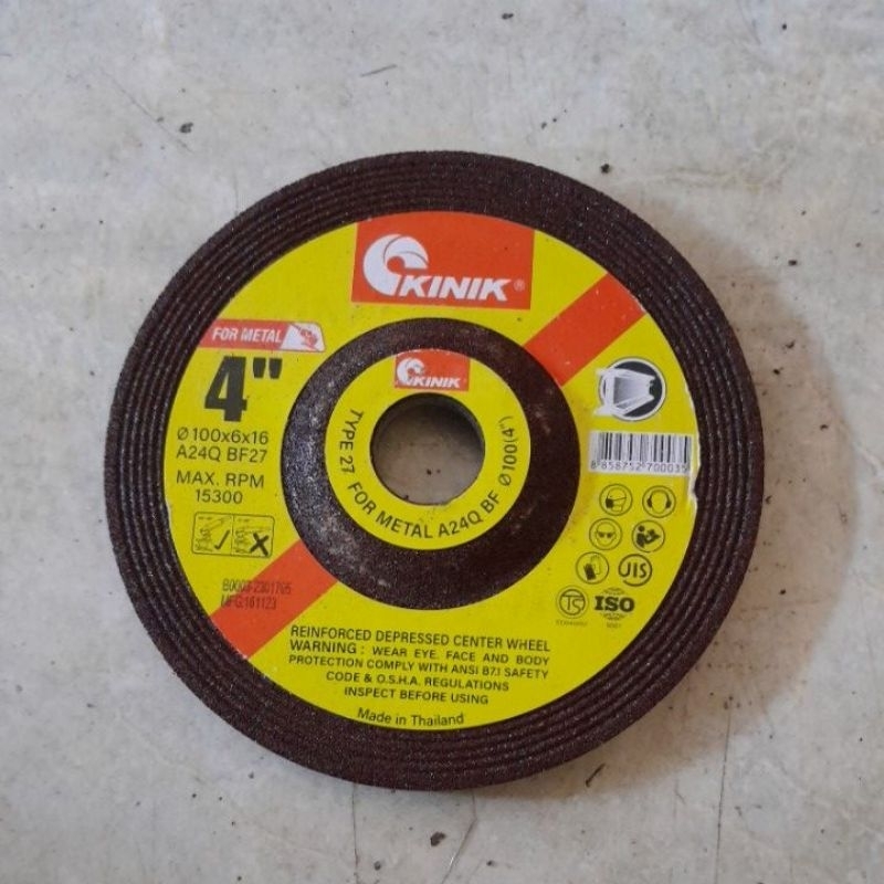 Mata Gerinda Poles 4" Kinik/Batu poles 4" Kinik