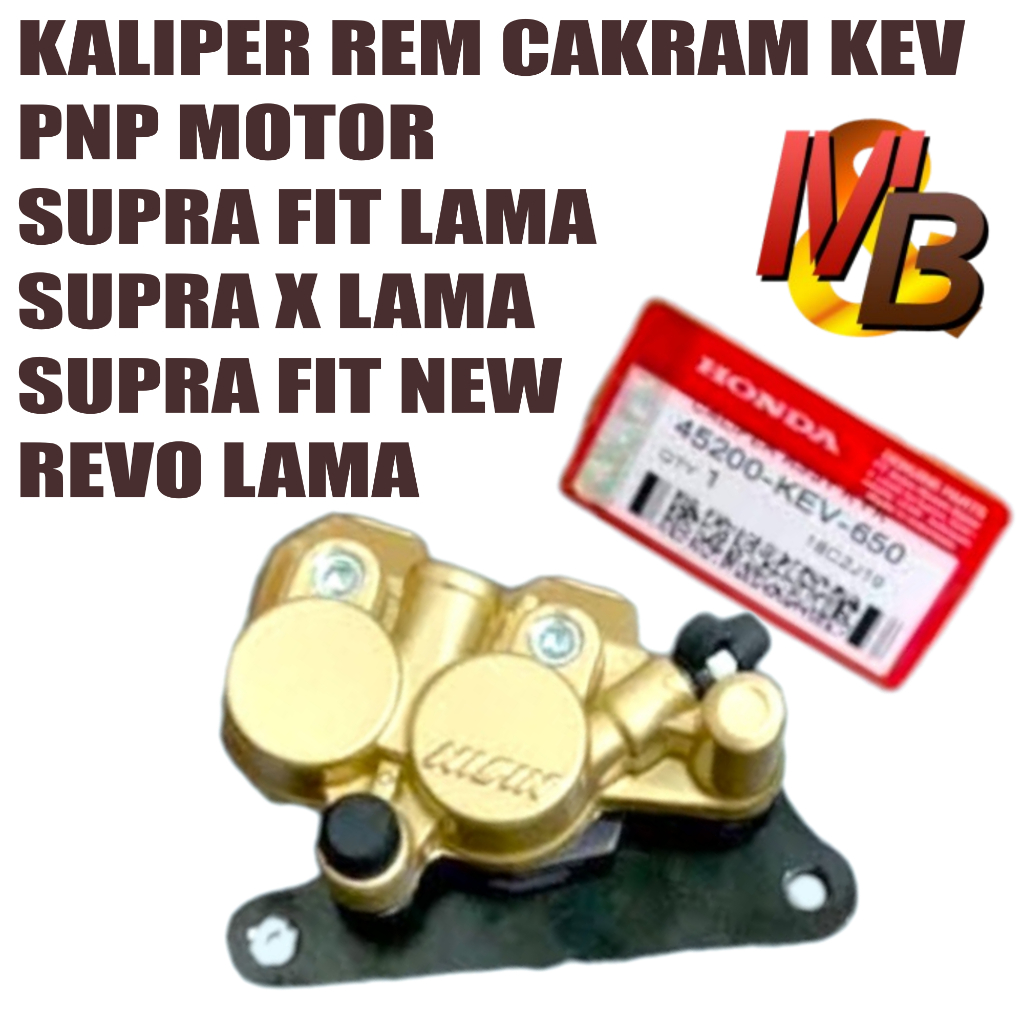 kaliper rem cakram KEV pnp motor supra fit lama supra x lama supra fit new revo lama
