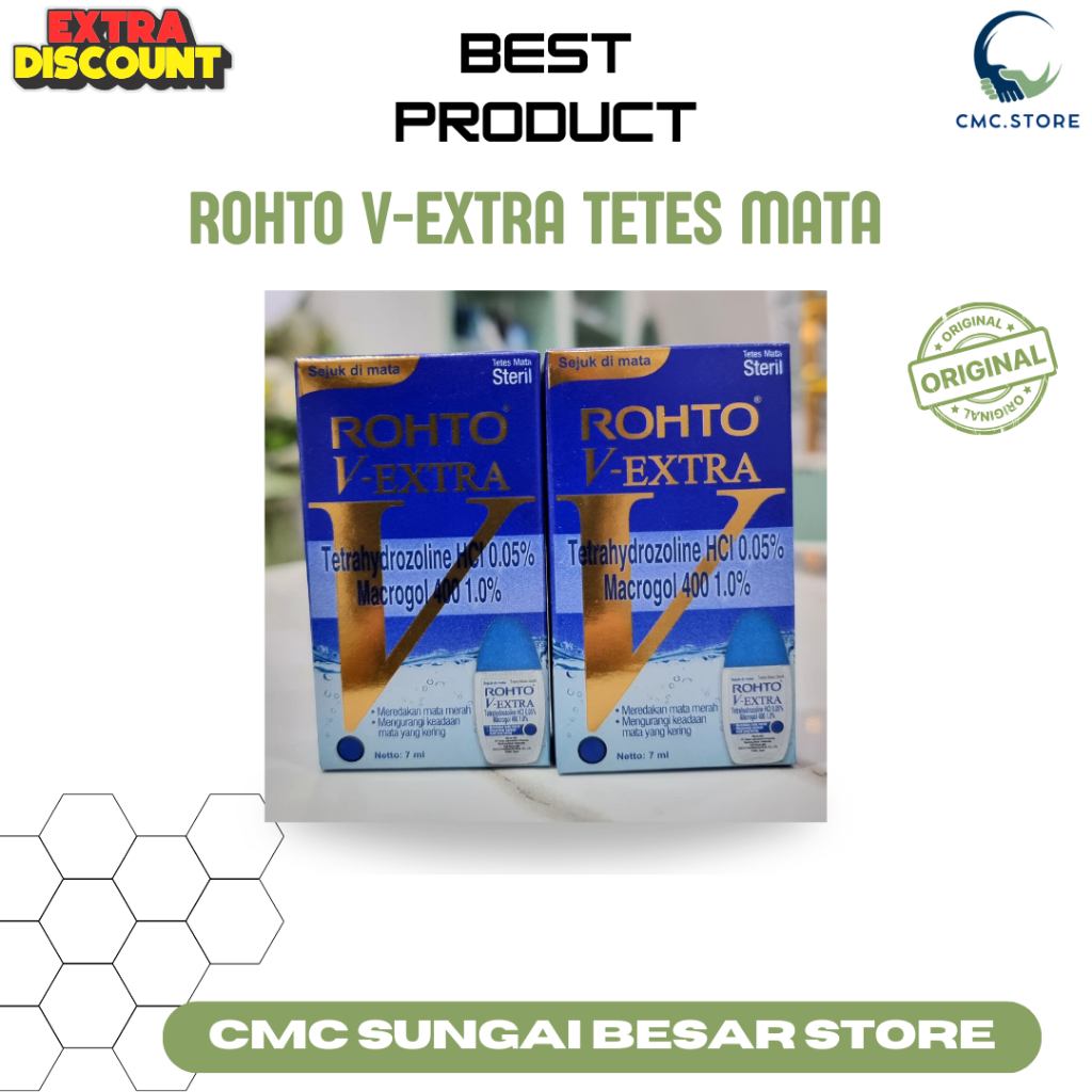 Rohto V-Extra Tetes Mata Steril