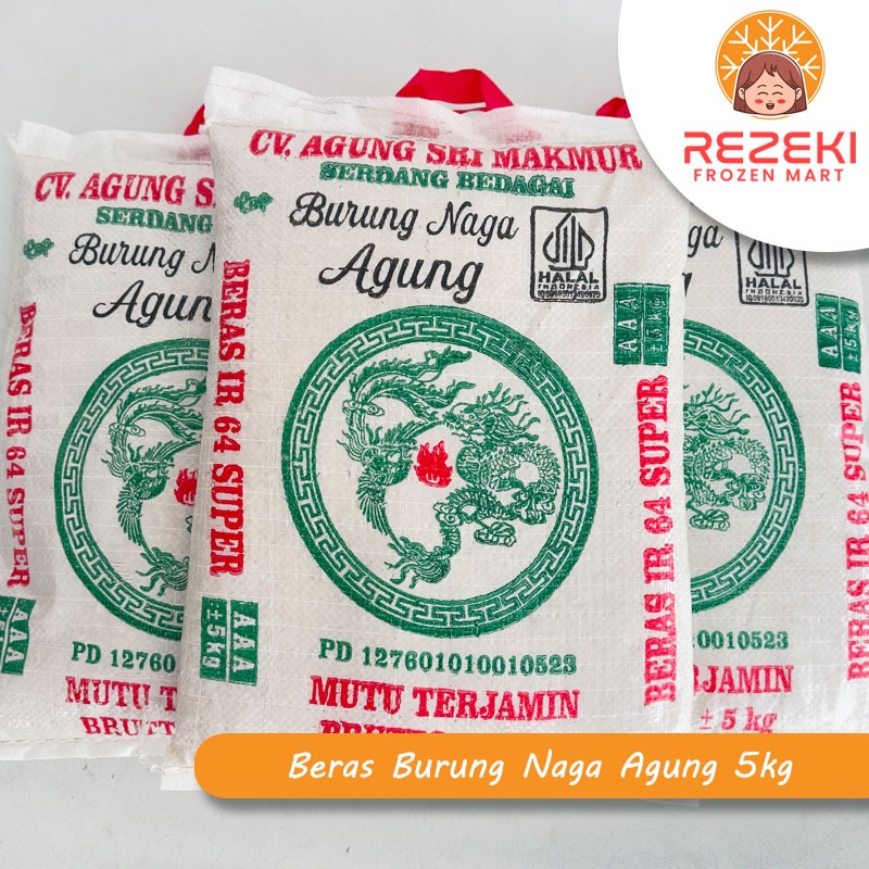 

Beras Premium Burung Naga Agung 5kg
