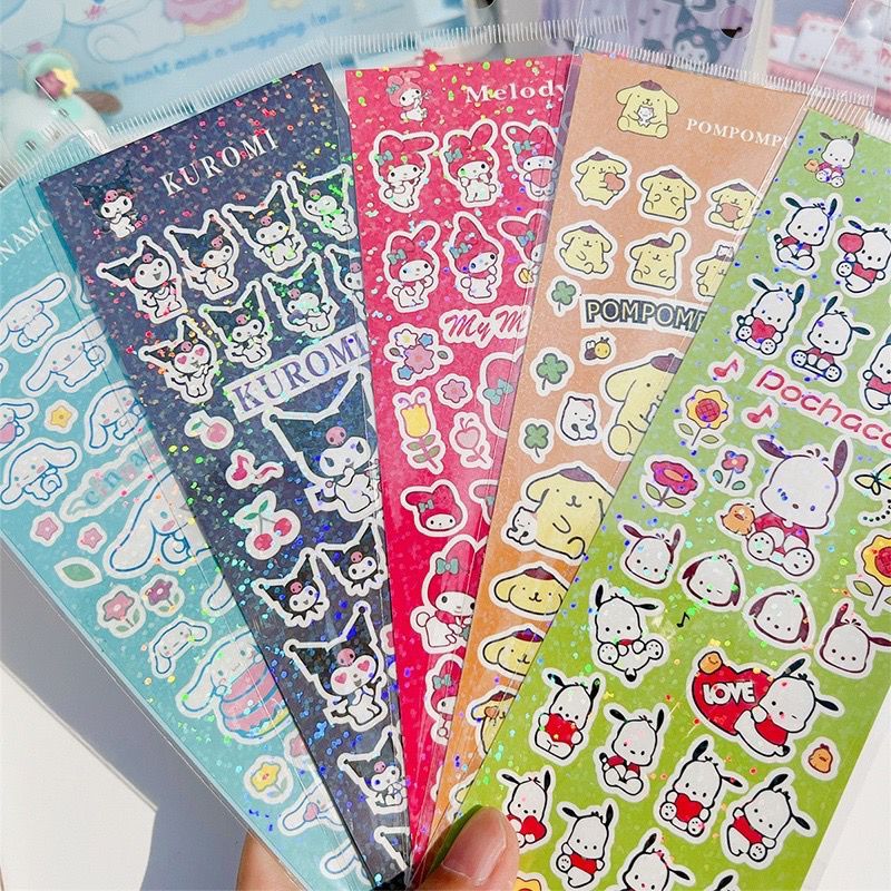 

Sticker Stiker Hologram Lucu / Disney / Sanrio / Mainan Menempel Anak