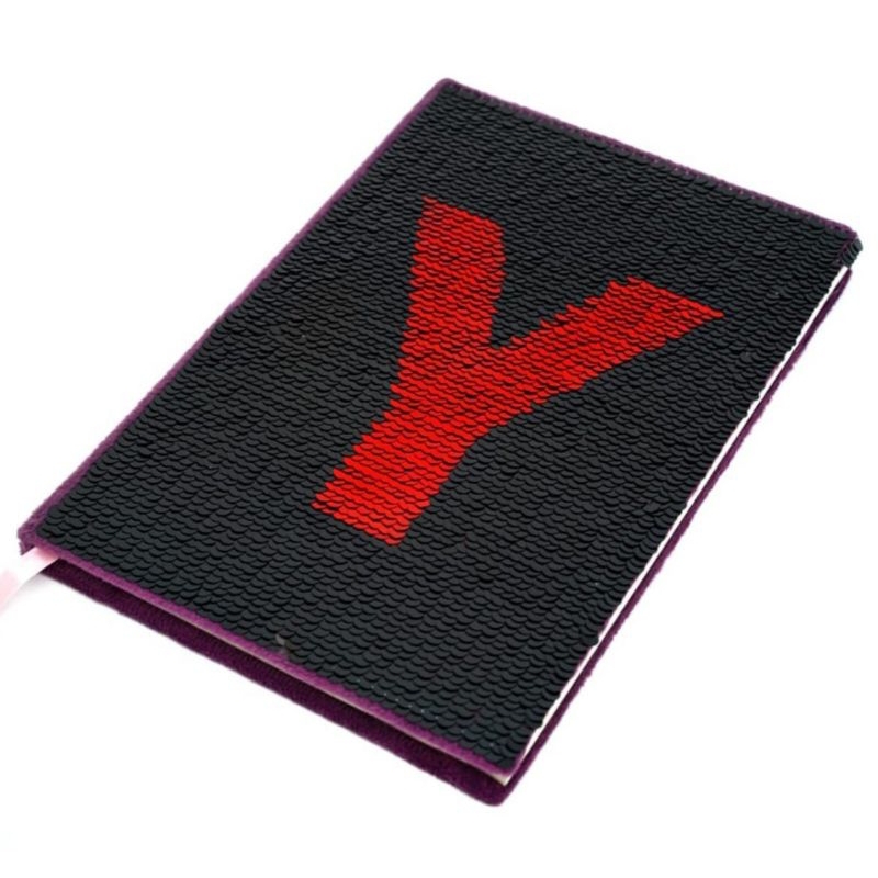 

notebook alphabet sequin (dua design cover)7323