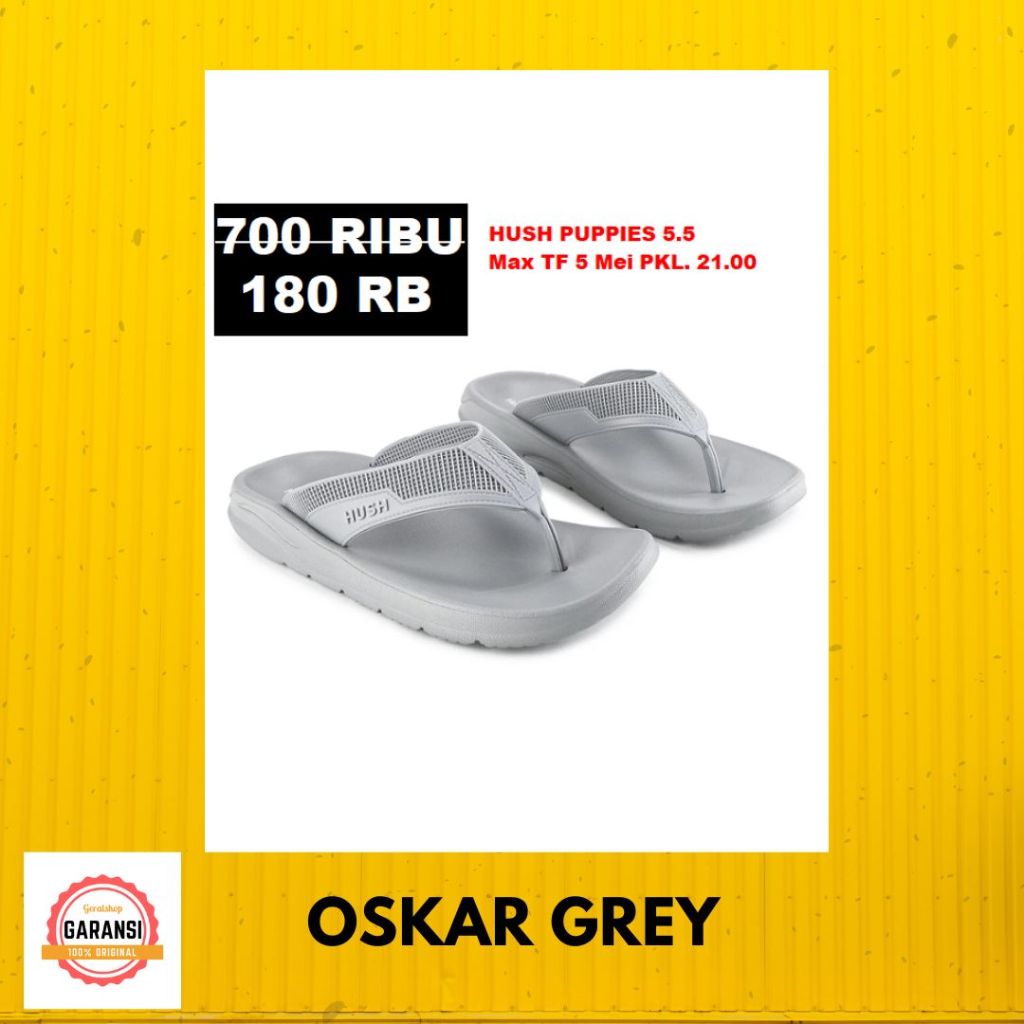 Sandal Hush Puppies pria 100% original seri OSKAR