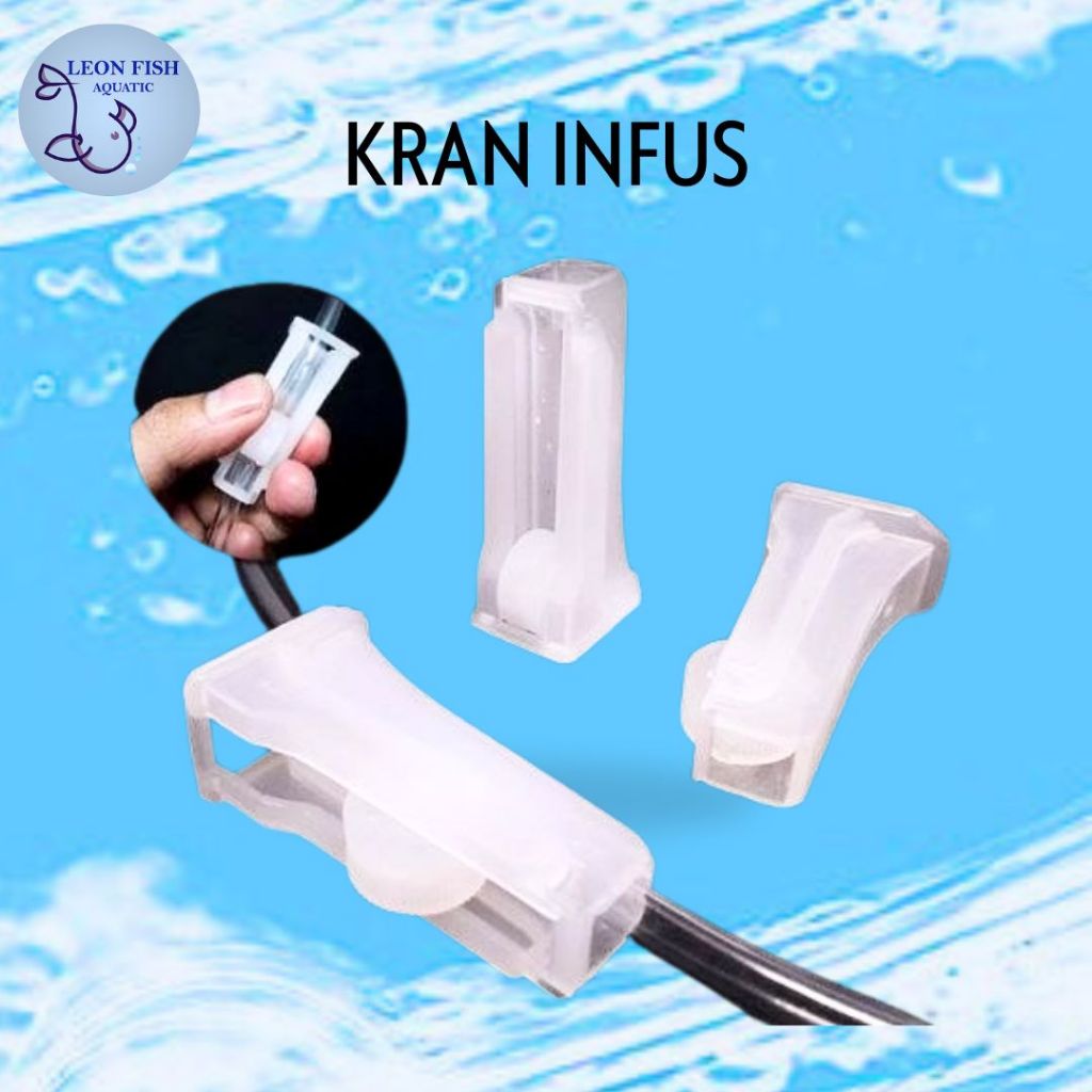 Kran Infus Selang Aerator Aquarium Mengatur Besar Kecilnya Udara Akuarium