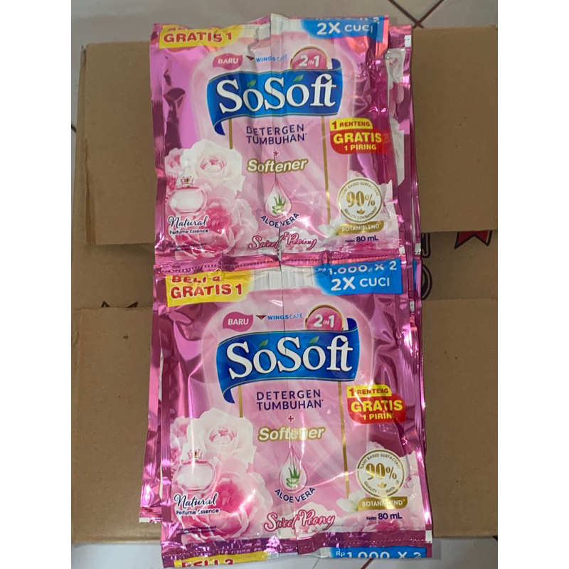 So soft detergent renceng