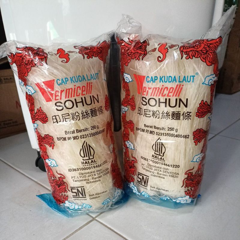 

Sohun Soun Cap kuda Laut - 250 Gram