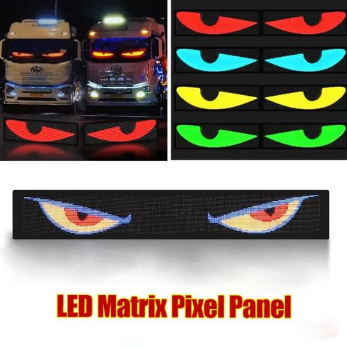 LED car flexible screen wireless APP flexible display screen rear window flexible LED display screen
