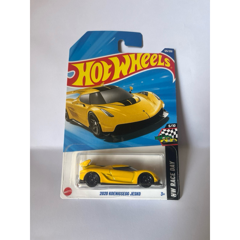 Hotwheels Koenigsegg jesko yellow