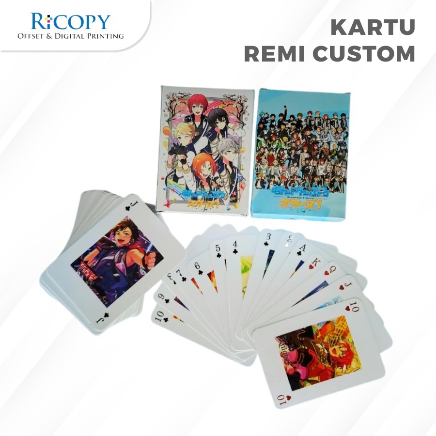 KARTU REMI DESIGN CUSTOM