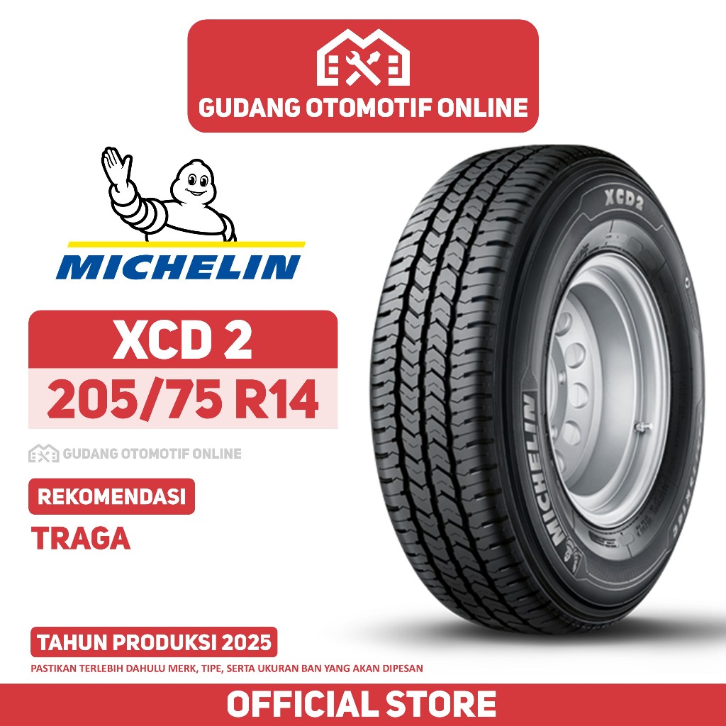 Ban Michelin XCD 2 XCD2 205/75 R14 Ban Mobil Traga