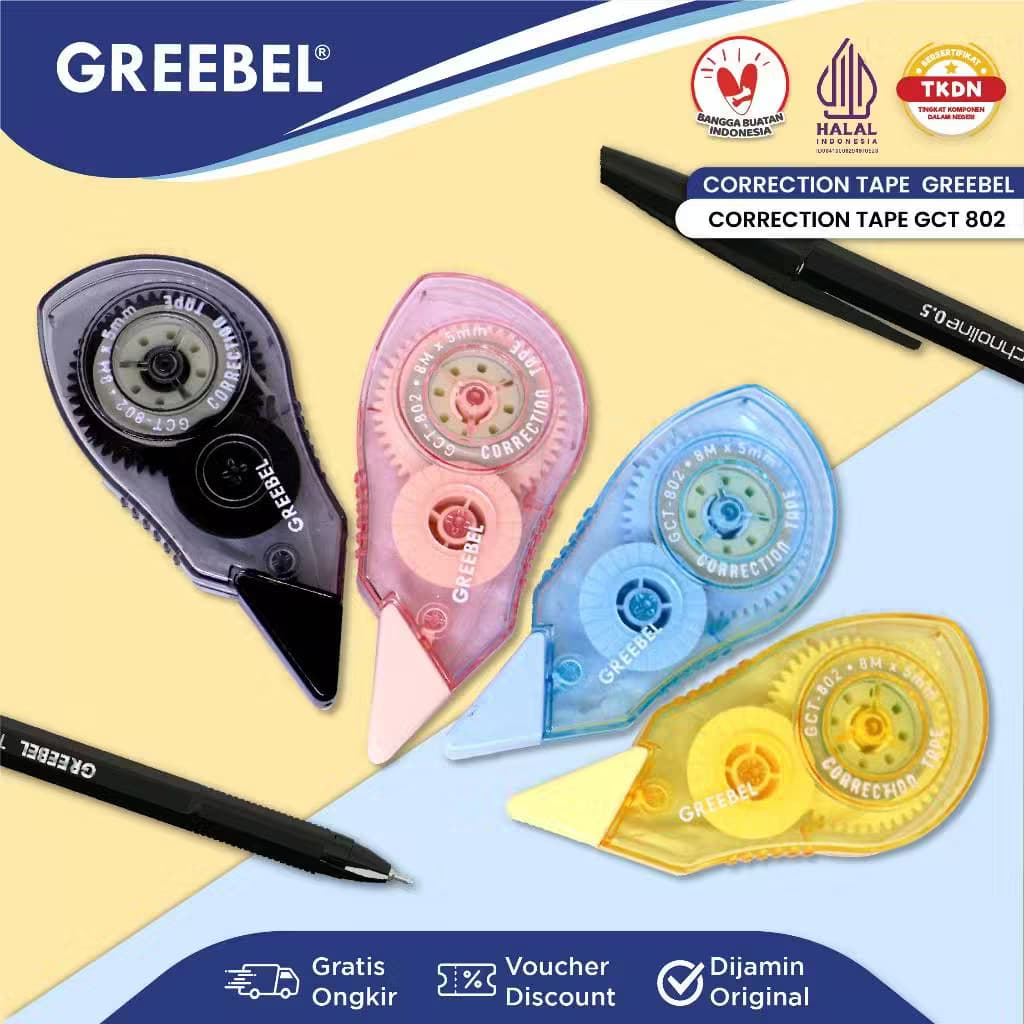 Correction Tape / Tip ex / Tipeks / Tipek / Tipe X / Type X - 802