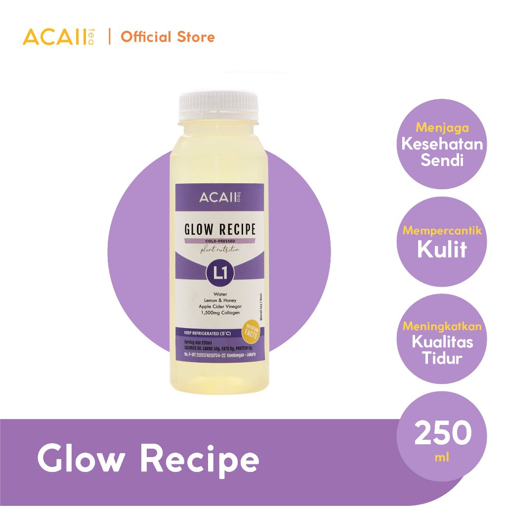 

Acaii Tea Glow Recipe 250ml