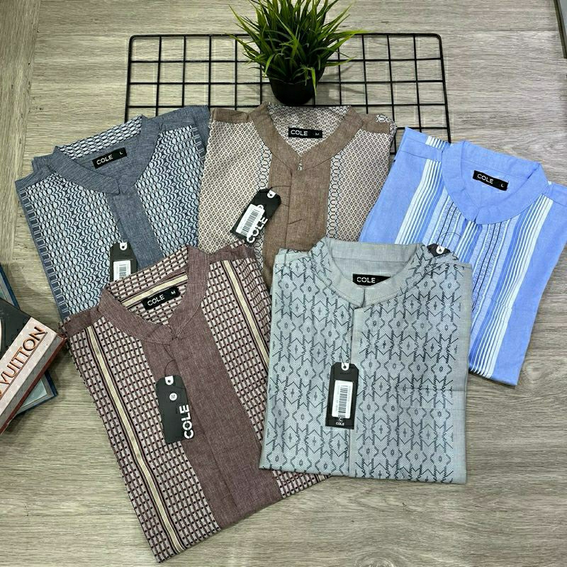 kemeja koko cole pria original
