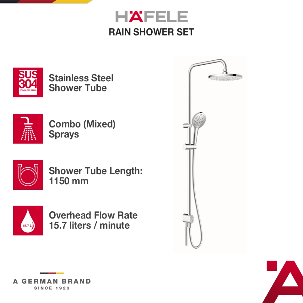Hafele Intensity Shower Air Sense 227R Series - Kepala Shower Mandi