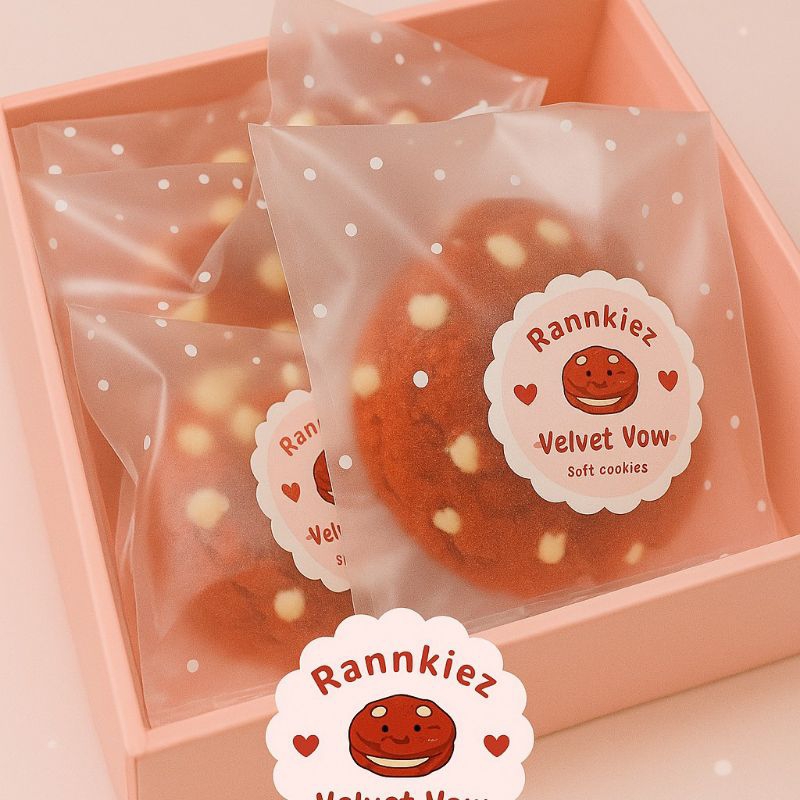 

SOFT COOKIES RED VELVET rannkiez CREAM CHEESE LUMER