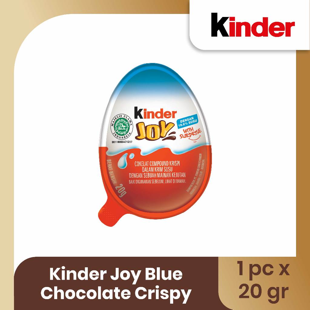 

Kinder Joy Blue Chocolate Crispy 20gr