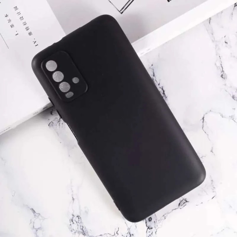 Redmi 9T Casing Lentur Tipis Hitam Polos